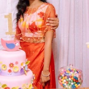 Indian crop top lehanga dress